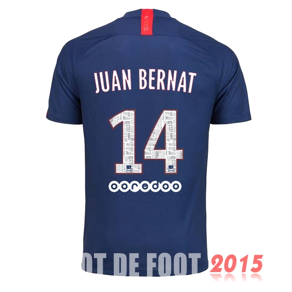 Maillot De Foot Juan Paris Saint Germain 19/20 Domicile