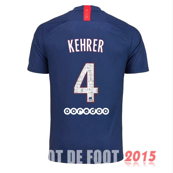 Maillot De Foot Kehrer Paris Saint Germain 19/20 Domicile