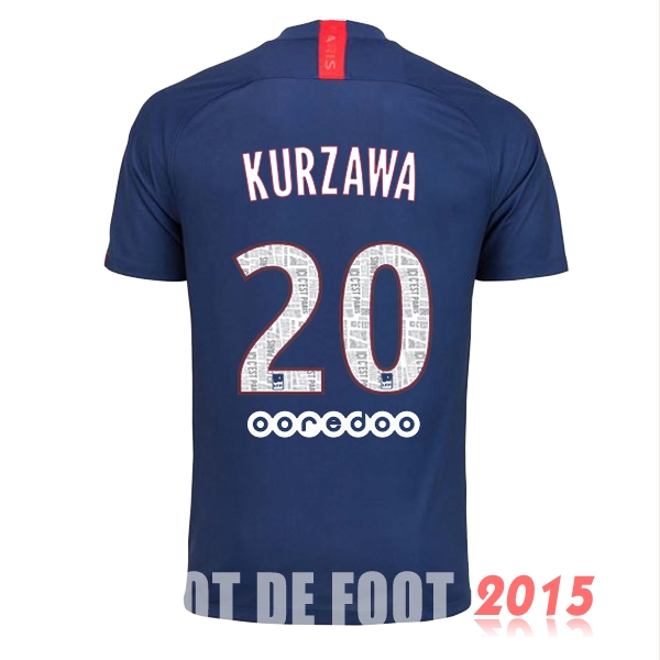 Maillot De Foot Kurzawa Paris Saint Germain 19/20 Domicile