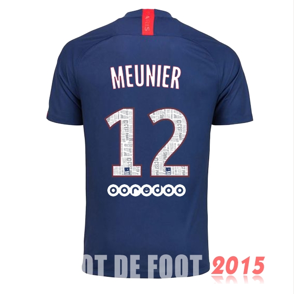 Maillot De Foot Meunier Paris Saint Germain 19/20 Domicile