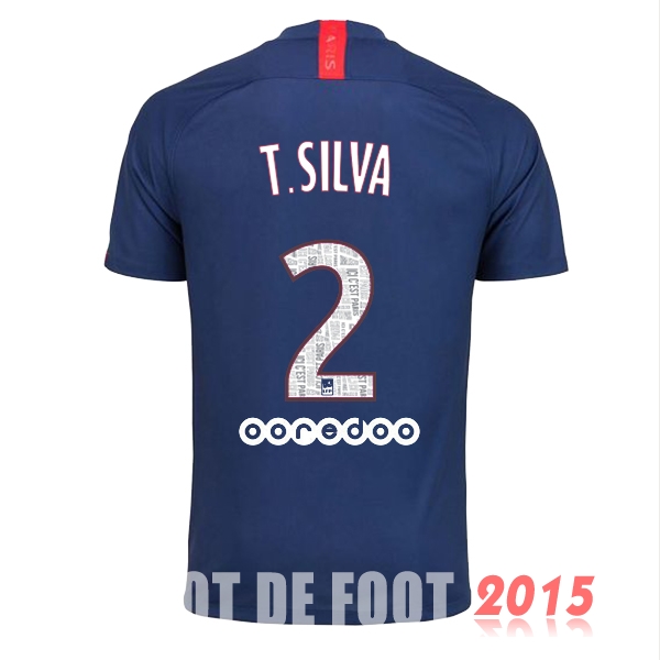 Maillot De Foot T.Silva Paris Saint Germain 19/20 Domicile