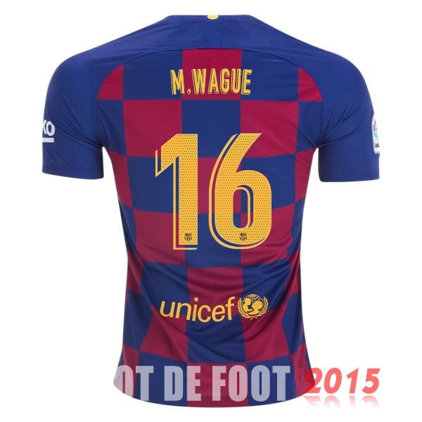 Maillot De Foot Wague Barcelone 19/20 Domicile