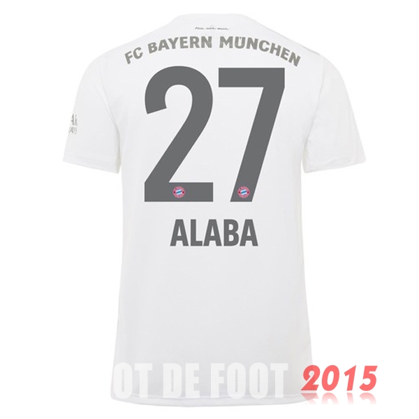 Maillot De Foot Alaba Bayern Munich 19/20 Exterieur