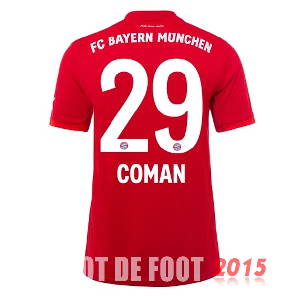 Maillot De Foot Coman Bayern Munich 19/20 Domicile