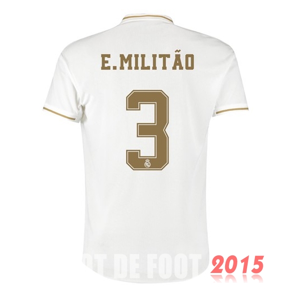 Maillot De Foot E.Militao Real Madrid 19/20 Domicile