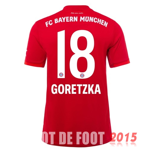 Maillot De Foot Goretzka Bayern Munich 19/20 Domicile