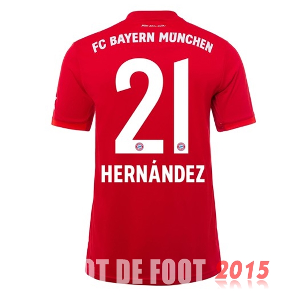 Maillot De Foot Hernandez Bayern Munich 19/20 Domicile