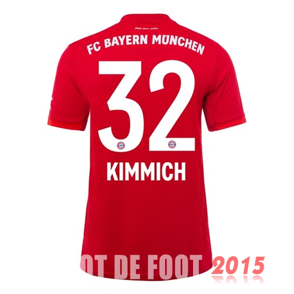 Maillot De Foot Kimmich Bayern Munich 19/20 Domicile