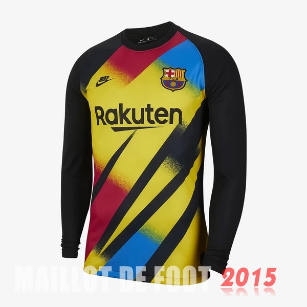 Maillot De Foot Barcelone Manches Longues Gardien 19/20 Jaune