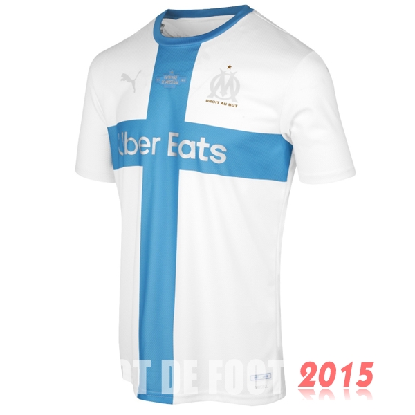 Maillot De Foot Marseille 120th Bleu Blanc