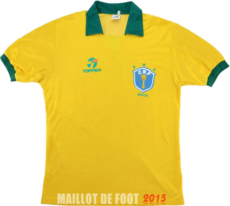 Maillot De Foot Bresil 1988 Retro Domicile