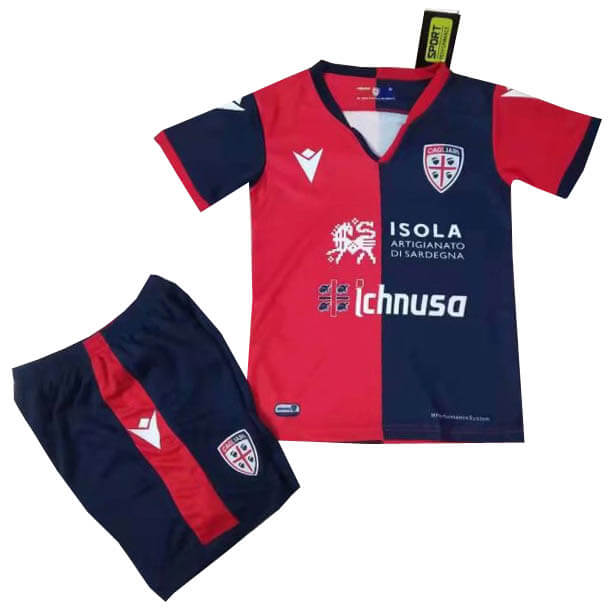 Maillot De Foot Cagliari Calcio Enfant 19/20 Domicile Un ensemble Maillot De Foot Cagliari Calcio Enfant 19/20 Domicile Un ensemble