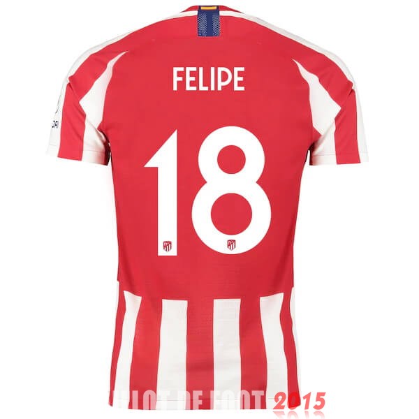 Maillot De Foot Felipe Atletico Madrid 19/20 Domicile