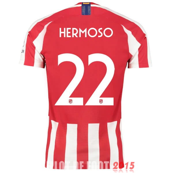 Maillot De Foot Hermoso Atletico Madrid 19/20 Domicile