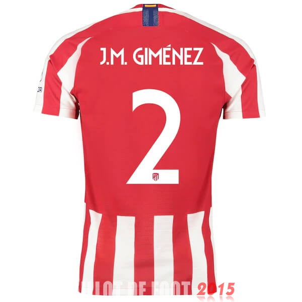 Maillot De Foot J.M.Giménez Atletico Madrid 19/20 Domicile