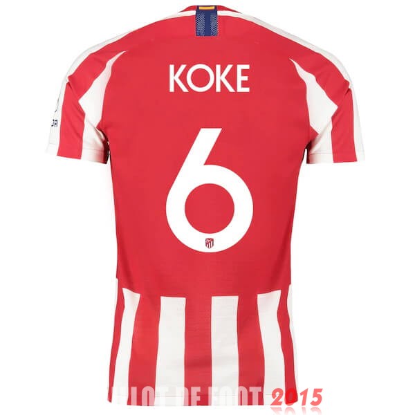 Maillot De Foot Koke Atletico Madrid 19/20 Domicile