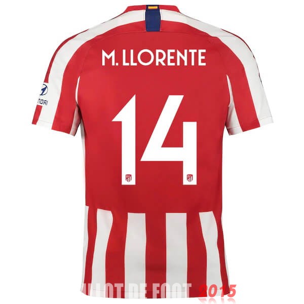 Maillot De Foot M.Llorente Atletico Madrid 19/20 Domicile