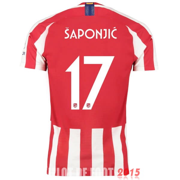 Maillot De Foot Saponjic Atletico Madrid 19/20 Domicile