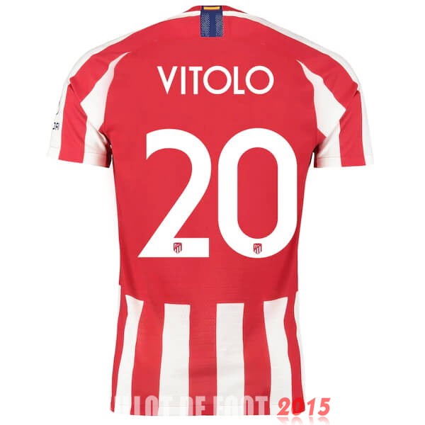 Maillot De Foot Vitolo Atletico Madrid 19/20 Domicile