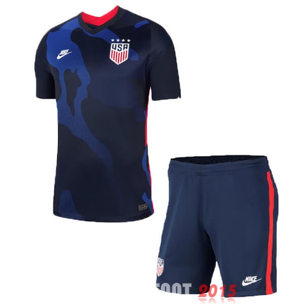 Maillot De Foot Etats Unis Enfant 2020 Exterieur Un ensemble