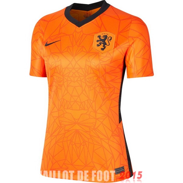 Maillot De Foot Hollande Femme Mondiall 2020 Domicile