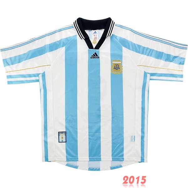 Maillot De Foot Argentine Pantalon 1998 Retro Domicile