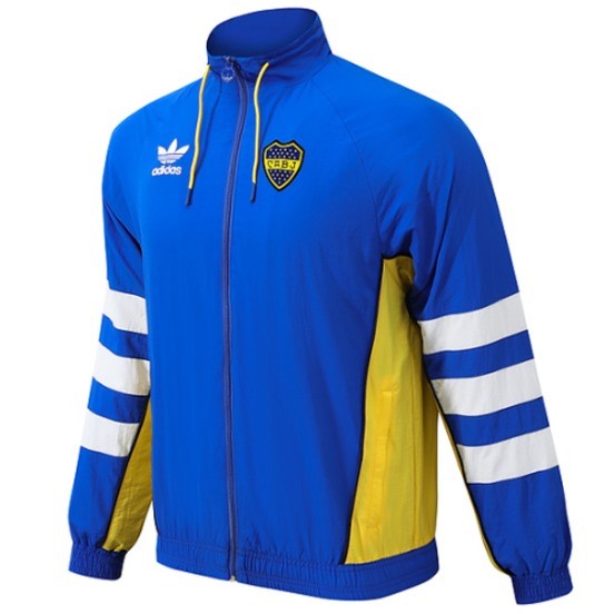 Maillot De Foot Coupe Vent Boca Juniors 24/25 Bleu Jaune