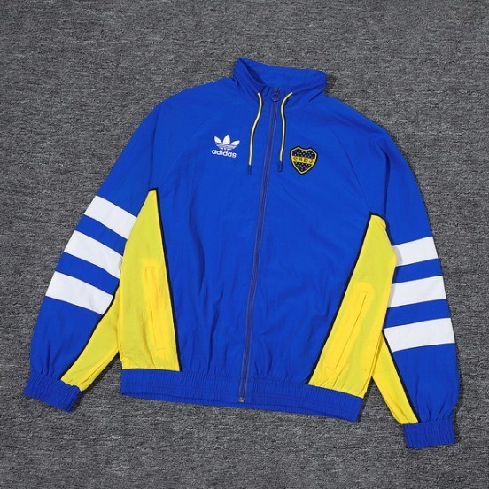 Maillot De Foot Coupe Vent Boca Juniors 24/25 Bleu Jaune