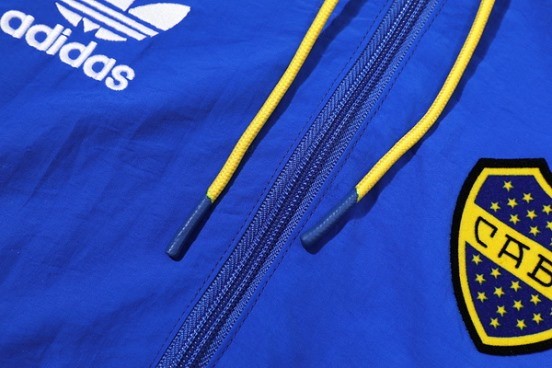Maillot De Foot Coupe Vent Boca Juniors 24/25 Bleu Jaune