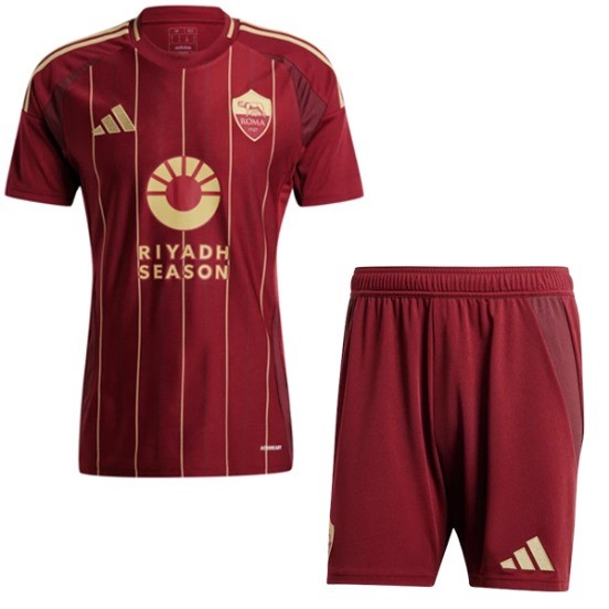 Maillot De Foot Domicile Conjunto De Enfant As Roma 24/25 Rojo