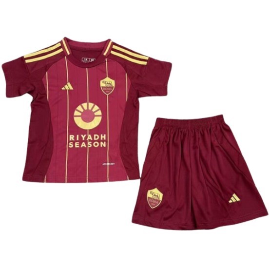 Maillot De Foot Domicile Conjunto De Enfant As Roma 24/25 Rojo