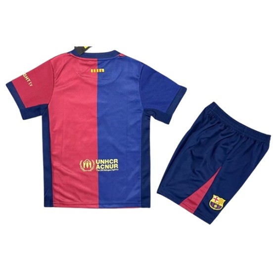 Maillot De Foot Domicile Conjunto De Enfant Barcelona 24/25 Bleu I Rojo