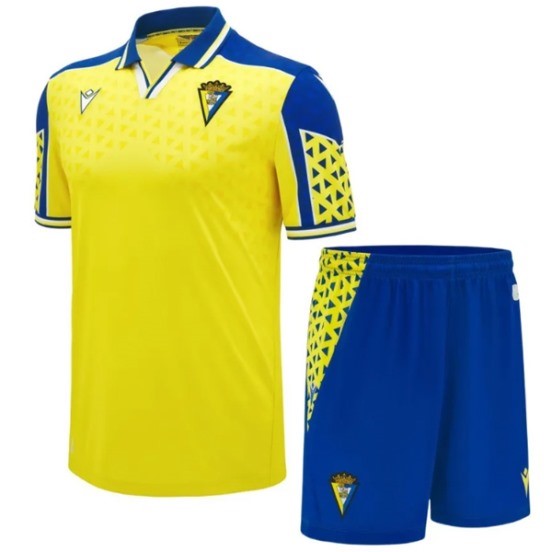 Maillot De Foot Domicile Conjunto De Enfant Cadiz 24/25 Jaune