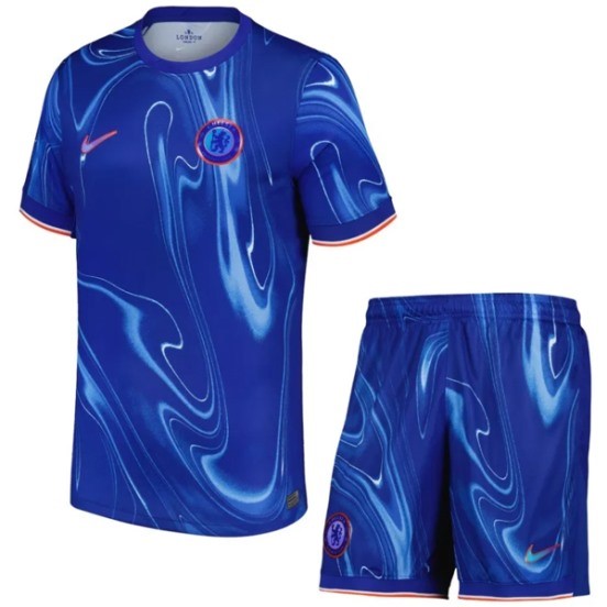 Maillot De Foot Domicile Conjunto De Enfant Chelsea 24/25 Bleu