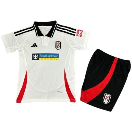 Maillot De Foot Domicile Conjunto De Enfant Fulham 24/25 Blanc Maillot De Foot Domicile Conjunto De Enfant Fulham 24/25 Blanc