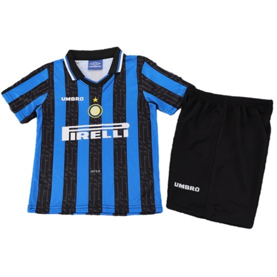 Maillot De Foot Domicile Conjunto De Enfant Inter Milan Retro 1997 1998