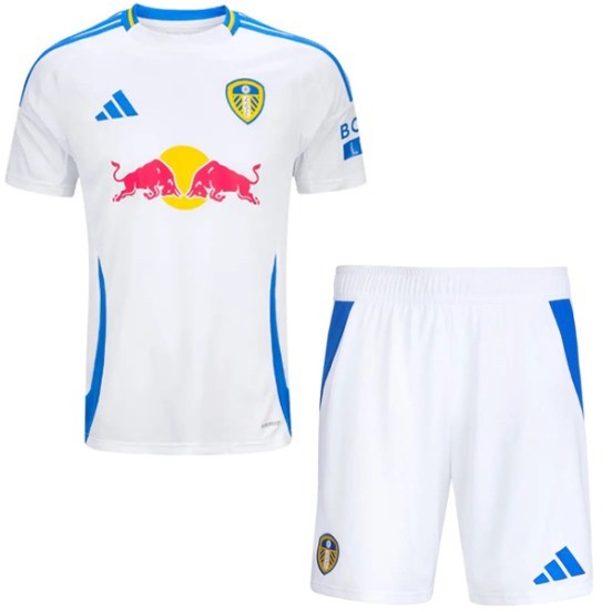 Maillot De Foot Domicile Conjunto De Enfant Leeds United 24/25 Blanc