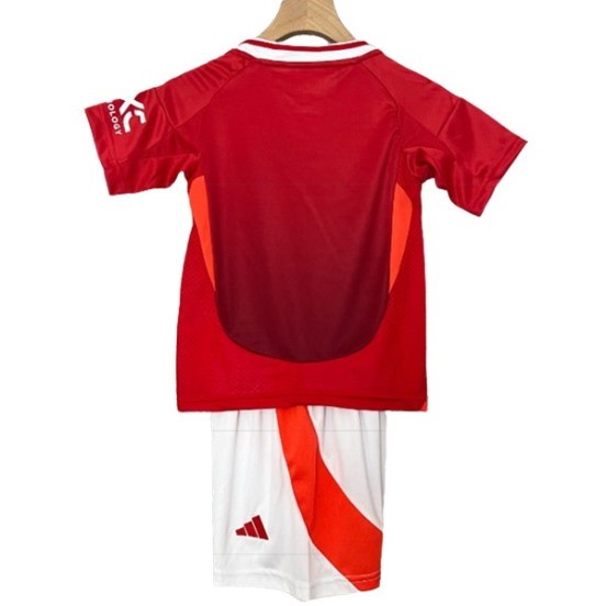 Maillot De Foot Domicile Conjunto De Enfant Manchester United 24/25 Rojo