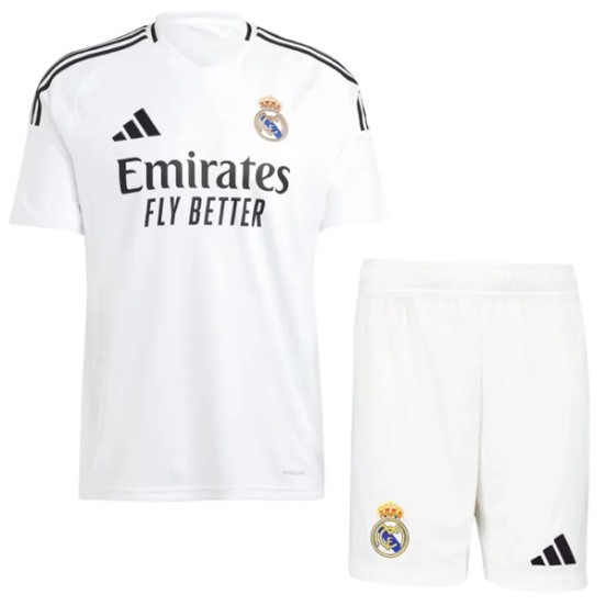 Maillot De Foot Domicile Conjunto De Enfant Real Madrid 24/25 Blanc