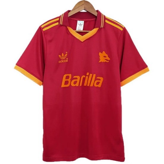 Maillot De Foot Domicile Maillot As Roma Retro 1992 1994