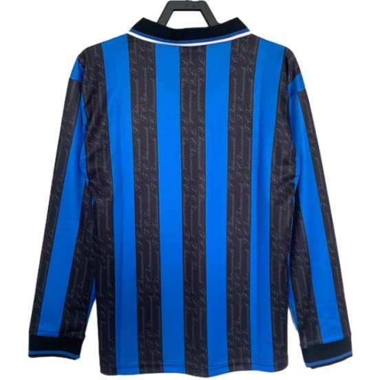 Maillot De Foot Domicile Maillot Manches Longues Inter Milan Retro 1997 1998
