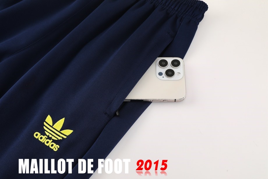Maillot De Foot Ensemble Complet Ropa Deportiva Con Cremallera Larga Juventus 24/25 Bleu Marine Rose