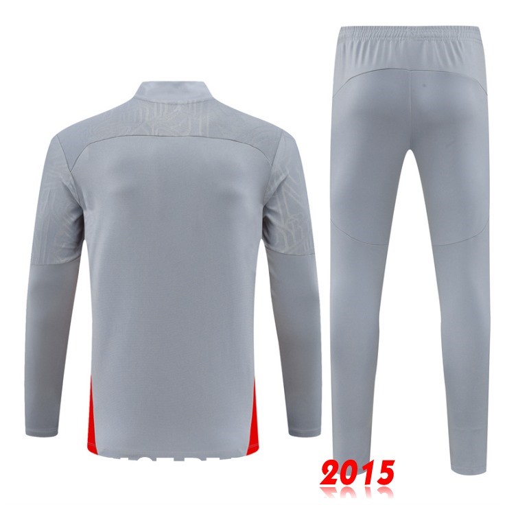 Maillot De Foot Ensemble Complet Sudadera Entrainement AC Milan 24/25 Gris