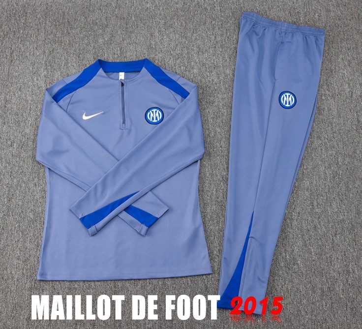 Maillot De Foot Ensemble Complet Sudadera Entrainement Inter Milan 24/25 Bleu I Clair
