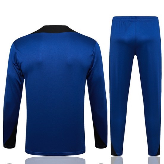 Maillot De Foot Ensemble Complet Sudadera Entrainement Inter Milan 24/25 Bleu Noir