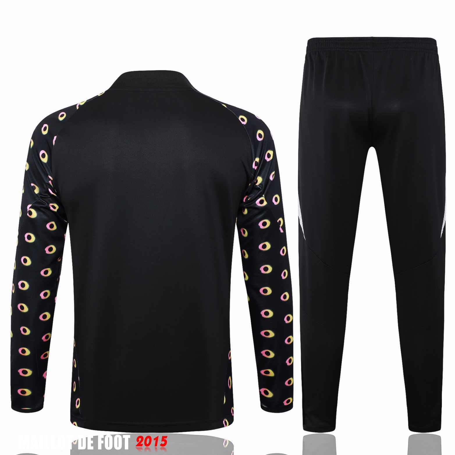 Maillot De Foot Ensemble Complet Sudadera Entrainement Juventus 24/25 Noir Blanc