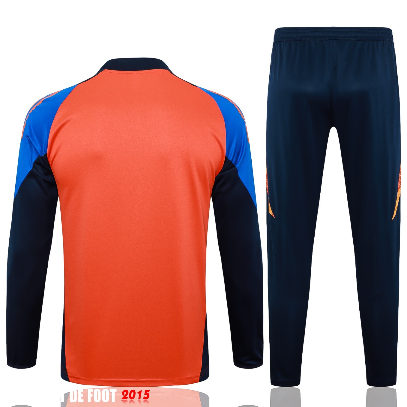 Maillot De Foot Ensemble Complet Sudadera Entrainement Juventus 24/25 Orange Bleu