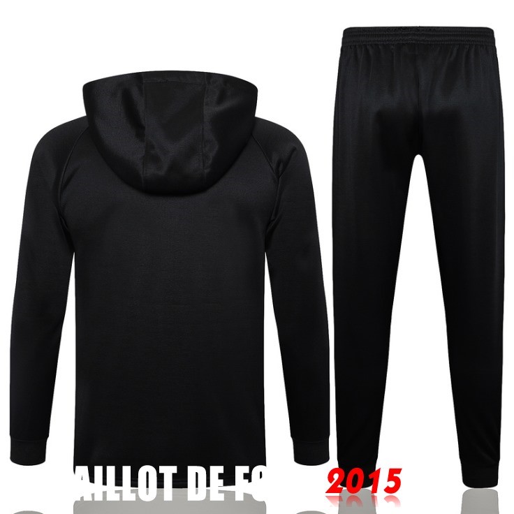 Maillot De Foot Ensemble Complet Veste Con Capucha Inter Milan 24/25 Noir