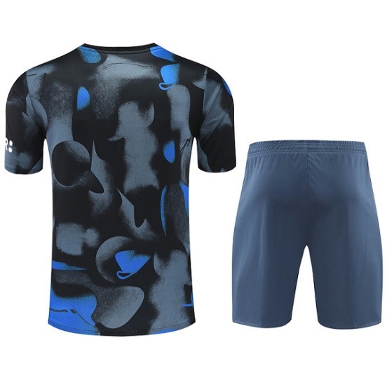 Maillot De Foot Entrainement Ensemble Complet Inter Milan 24/25 Bleu Gris