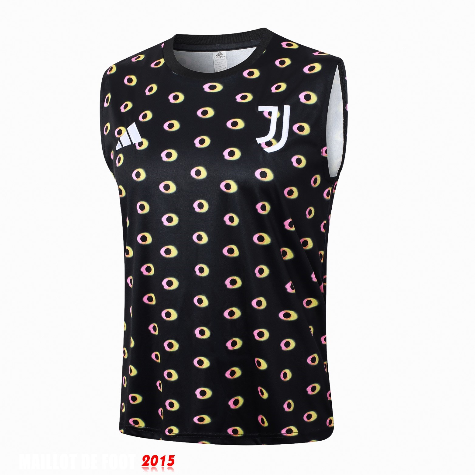 Maillot De Foot Entrainement Sans Manches Juventus 24/25 Noir Blanc